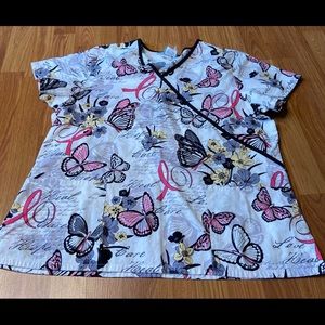 Scrub HQ Top Shirt Women XL Uniform Medical Nurse